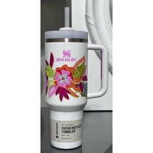 Stanley Quencher H2.0 FlowState Tumbler 40oz, FROST TROPIC FLOWERS